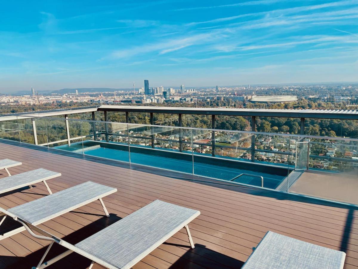 Triiiple Level 20 - Sonnenwohnen Apartment Mit Parkplatz Und Fantastischem Ausblick Bécs Kültér fotó